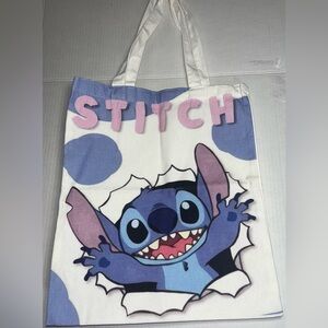 Blue Multicolor Stitch Tote bag, Stitch accessories
